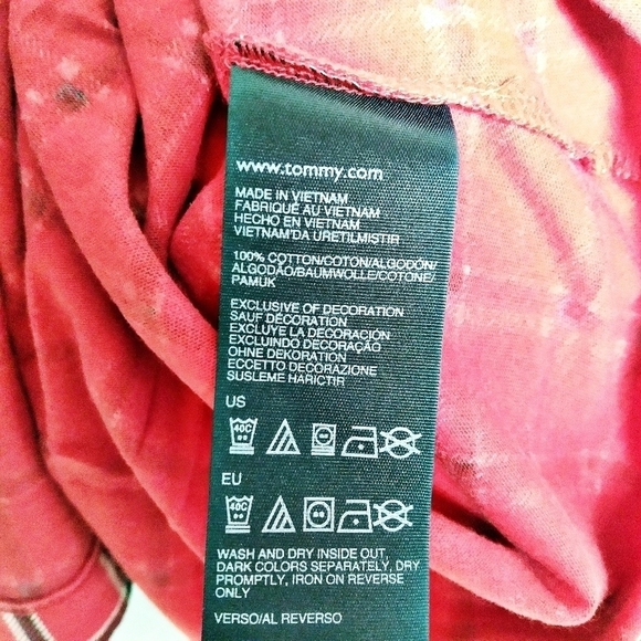 Tommy Hilfiger Plaid 3/4 Sleeve Top Size Medium - Picture 8 of 8